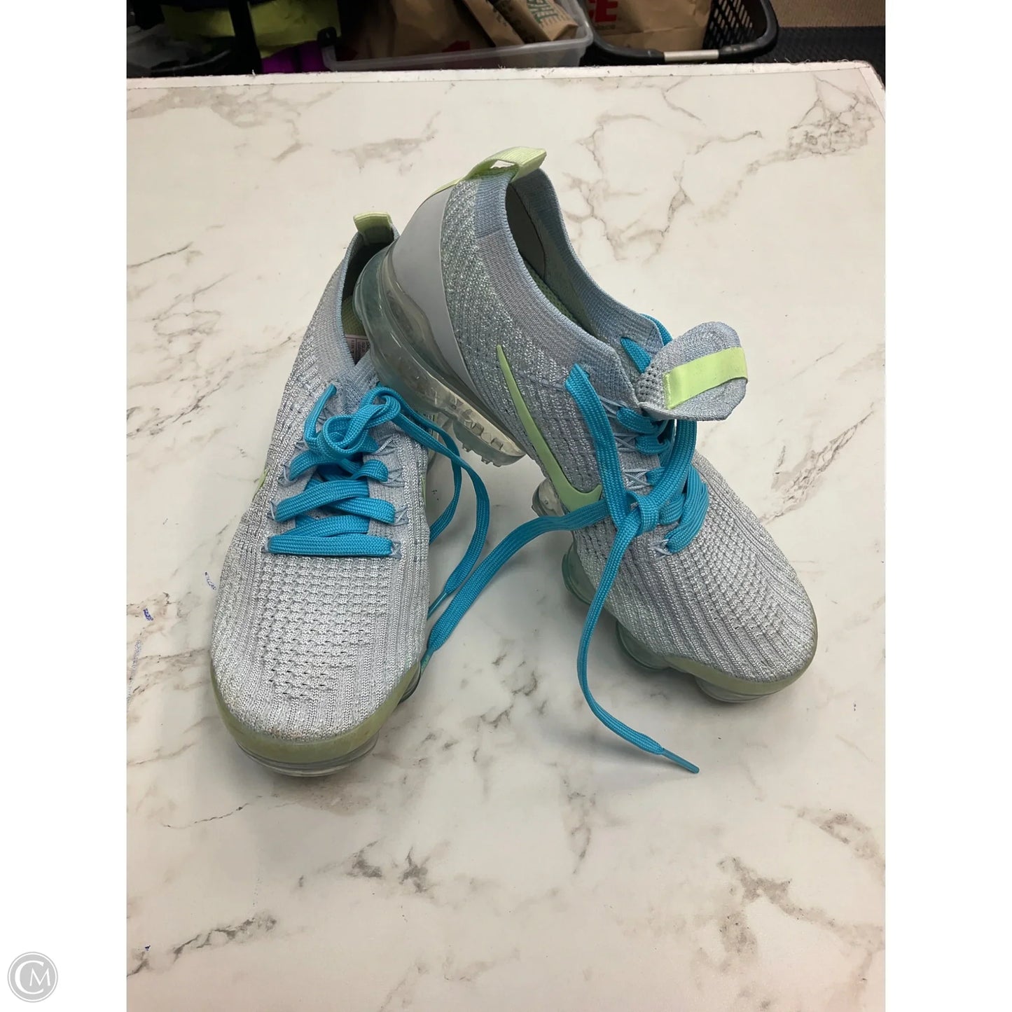 Shoes Athletic By Nike In Aqua, Size: 7.5