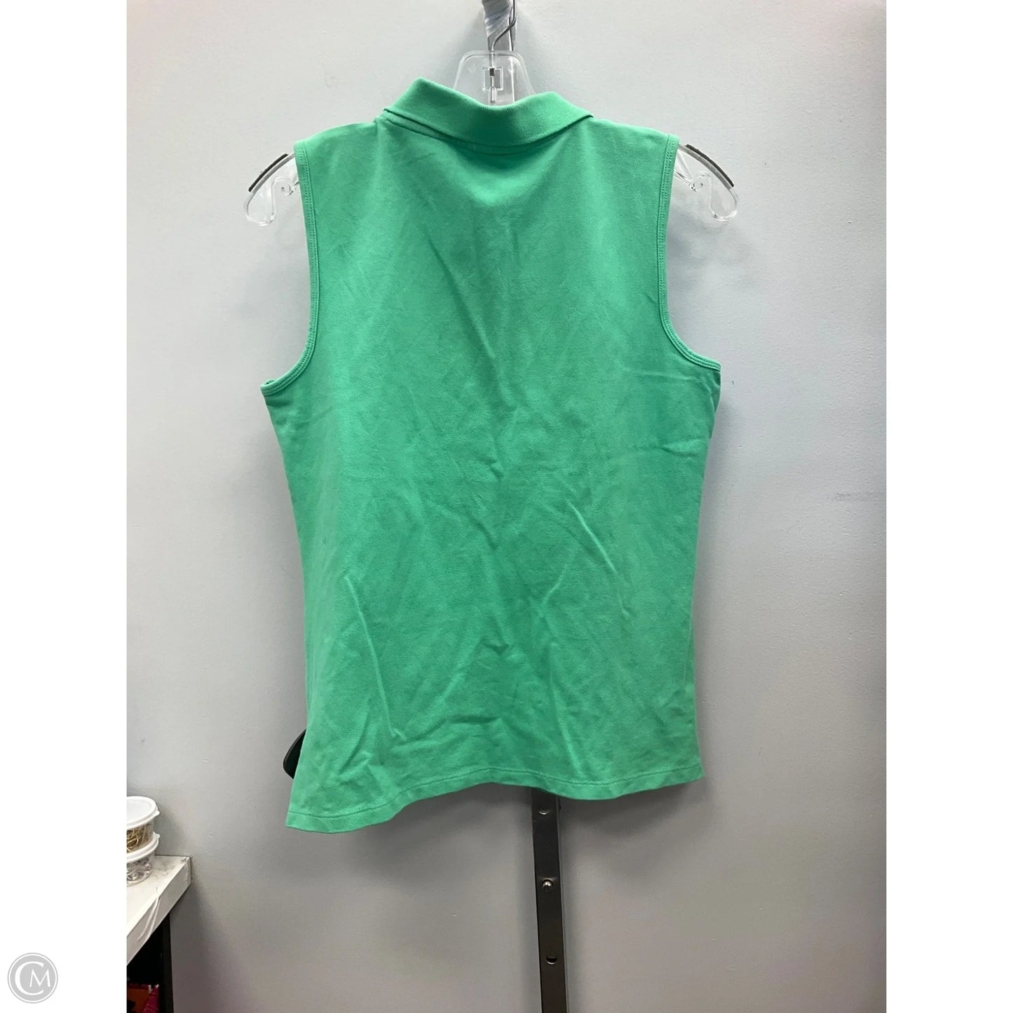 Top Sleeveless By Talbots In Green, Size: S