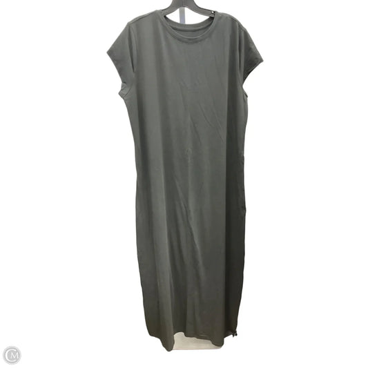 Dress Casual Maxi By A New Day In Grey, Size: Xxl