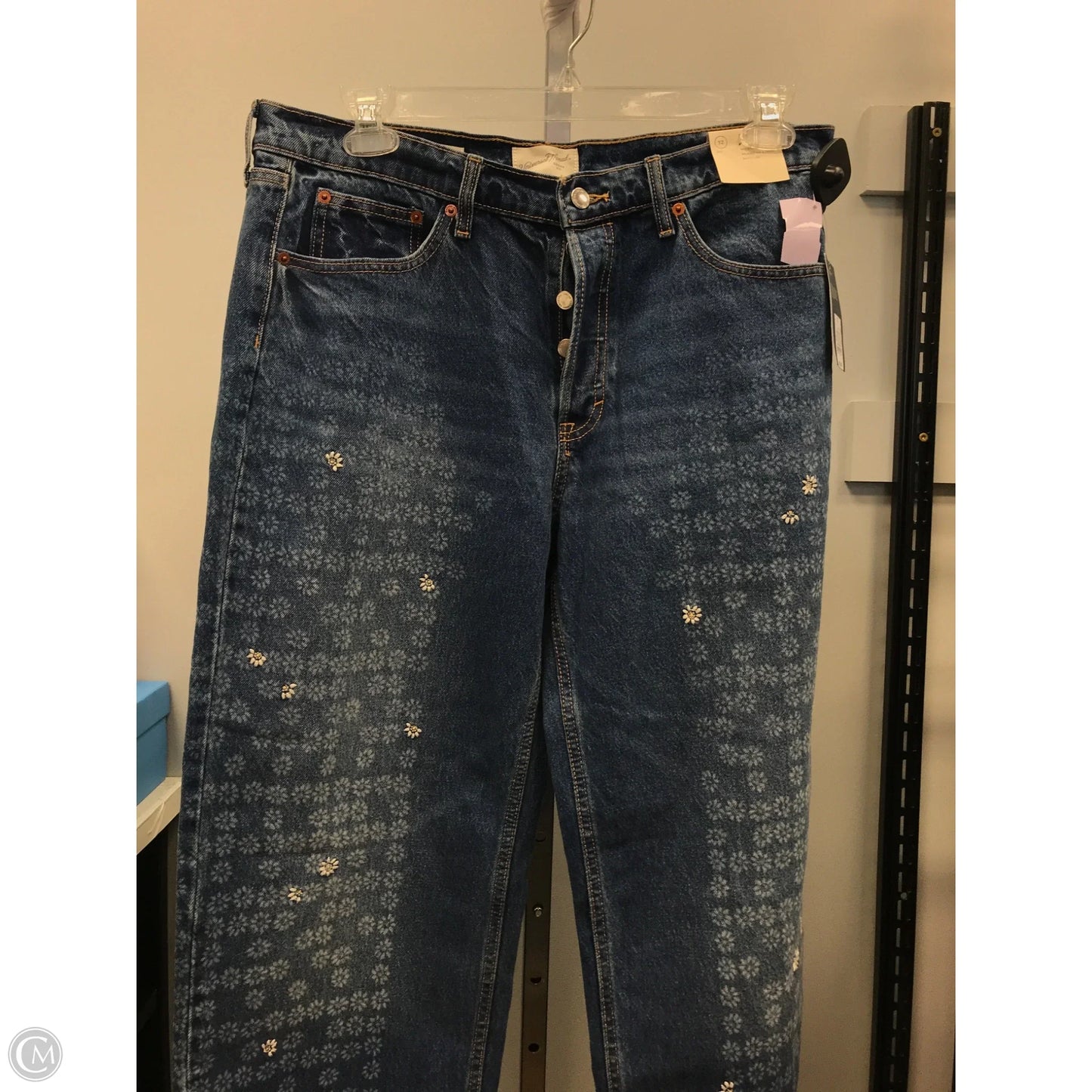 Jeans Wide Leg By Universal Thread In Blue Denim, Size: 12