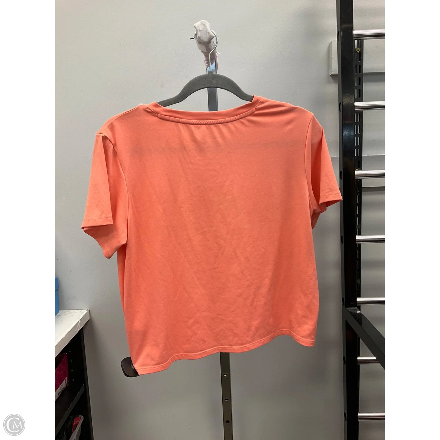 Top Short Sleeve By Puma In Orange, Size: M