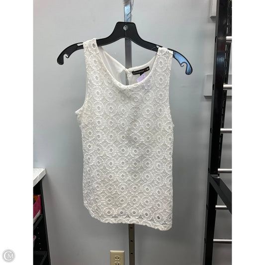Top Sleeveless By Banana Republic In Yellow, Size: S