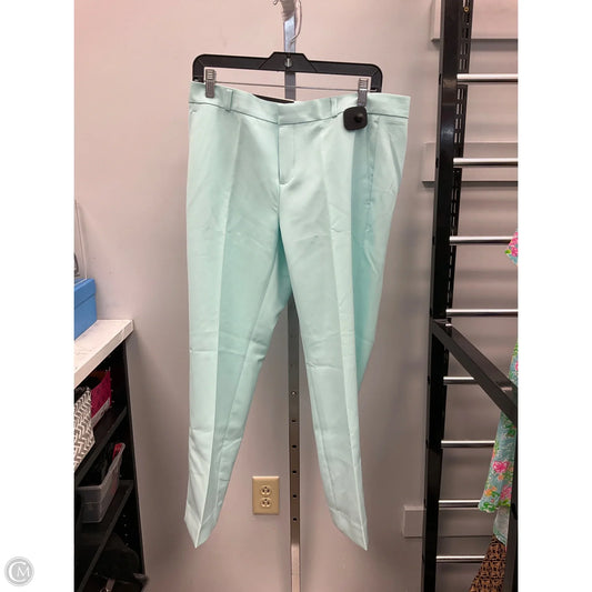 Pants Cropped By Banana Republic In Aqua, Size: 8