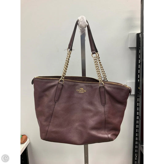 Handbag Designer By Coach, Size: Medium