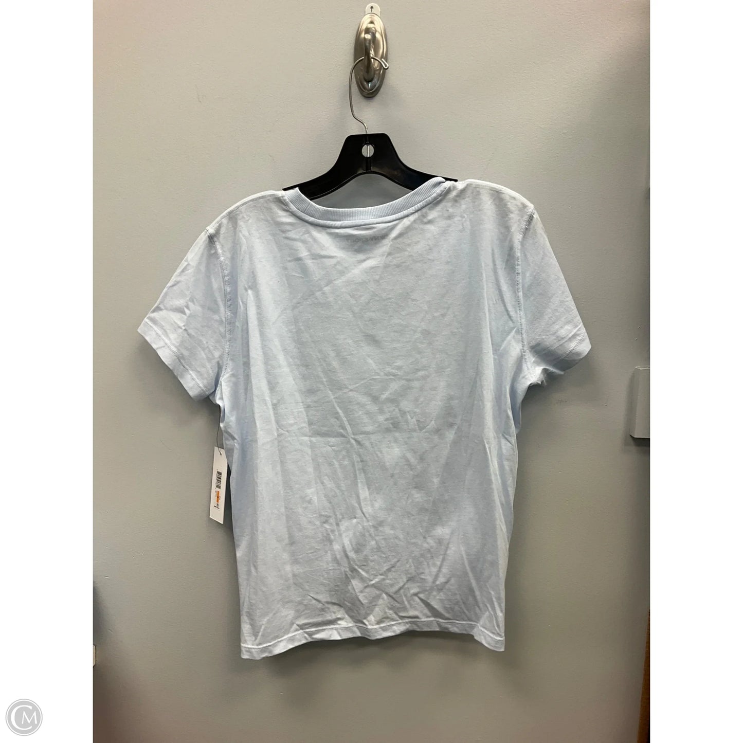 Top Short Sleeve By Dkny In Blue, Size: S