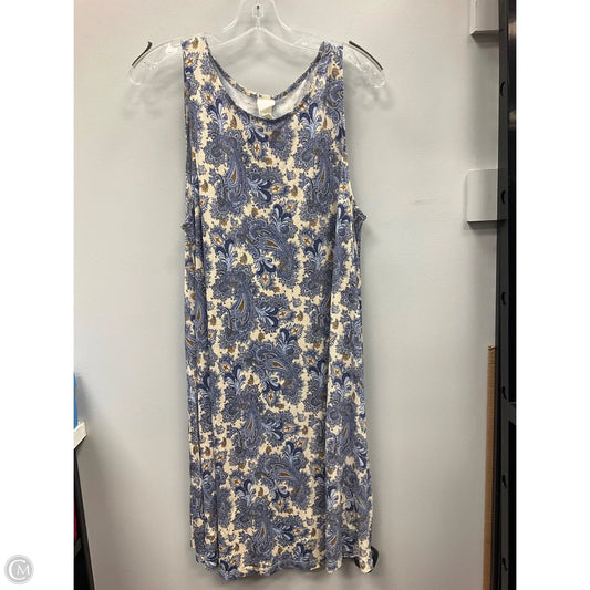 Dress Casual Midi By H&m In Paisley Print, Size: M