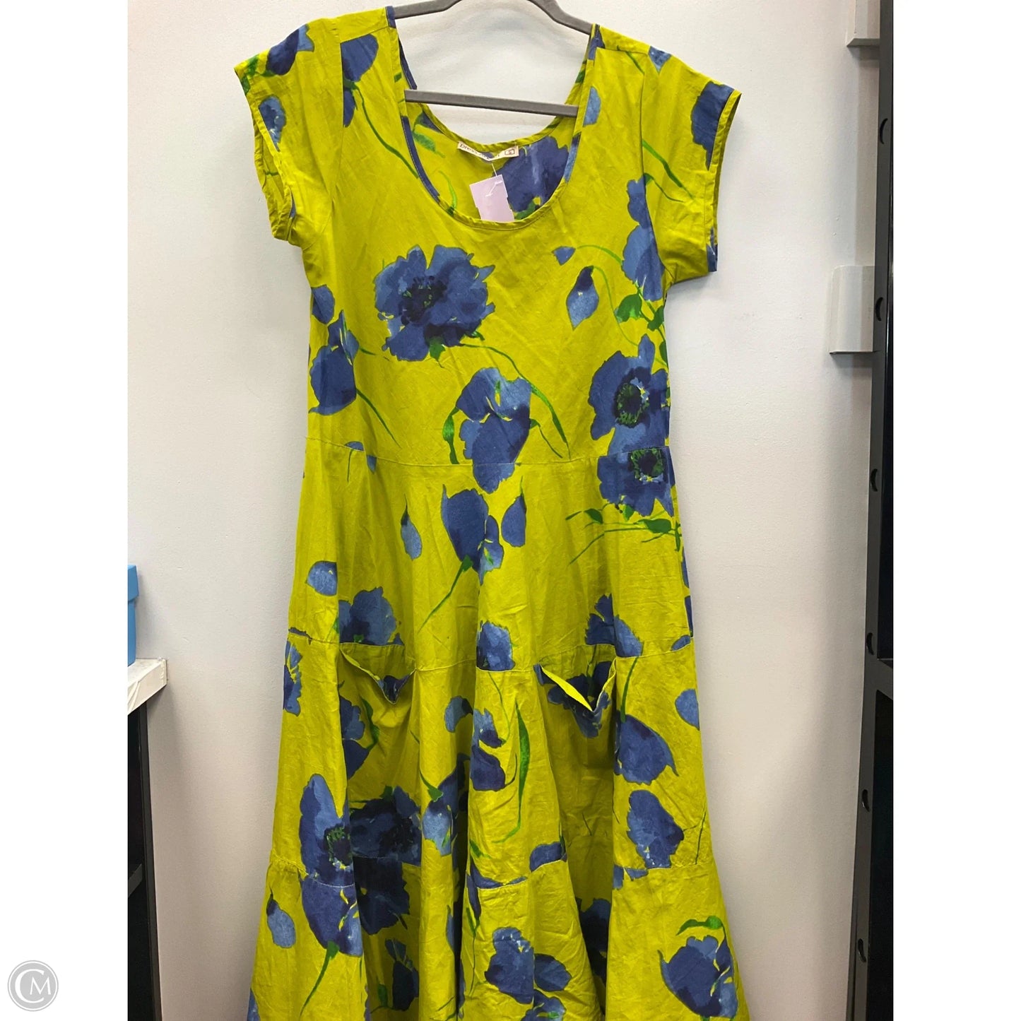 Dress Casual Midi By Cmc In Floral Print, Size: S