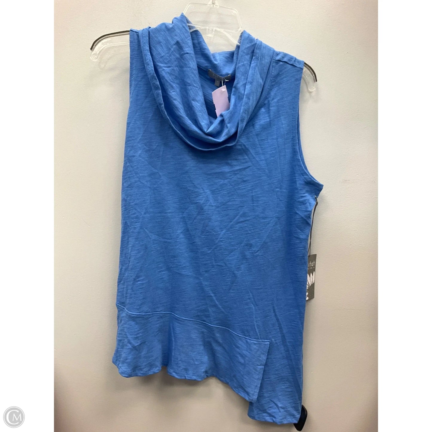 Top Sleeveless By Habitat In Blue, Size: M