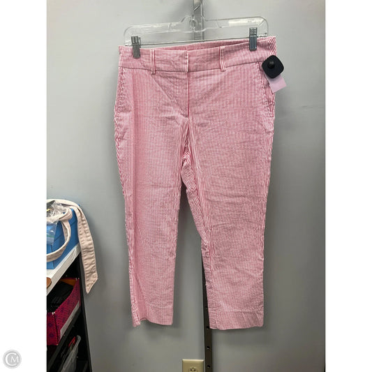 Pants Cropped By Dalia In Striped Pattern, Size: 8