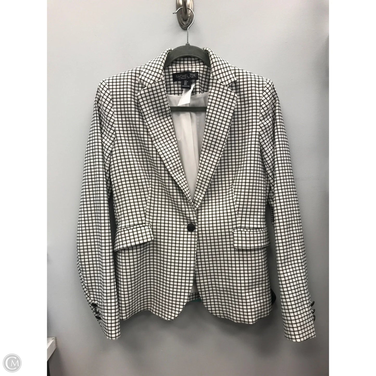 Blazer By Rachel Zoe In Black & Cream, Size: S