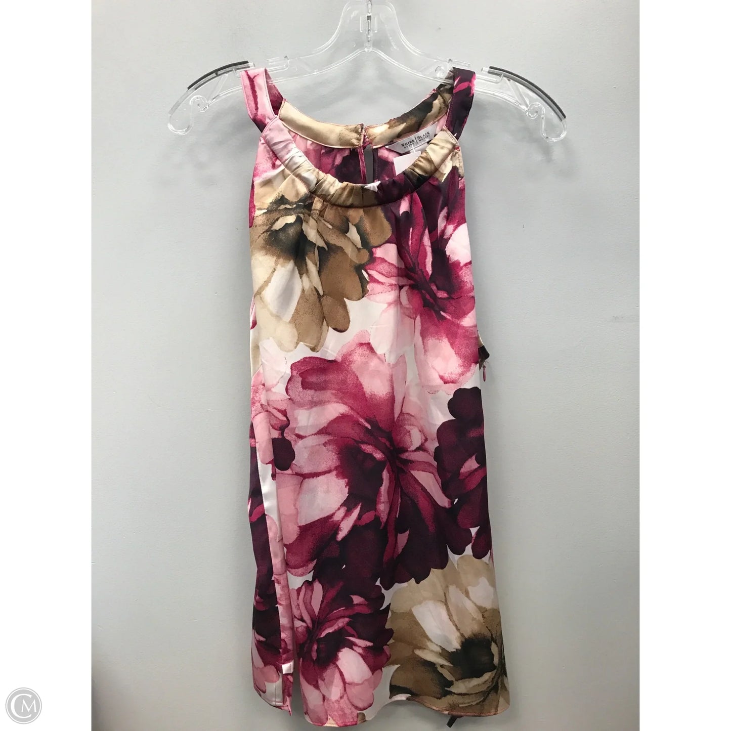 Top Sleeveless By White House Black Market In Floral Print, Size: Xl