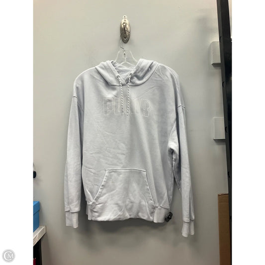 Sweatshirt Hoodie By Puma In Grey, Size: M
