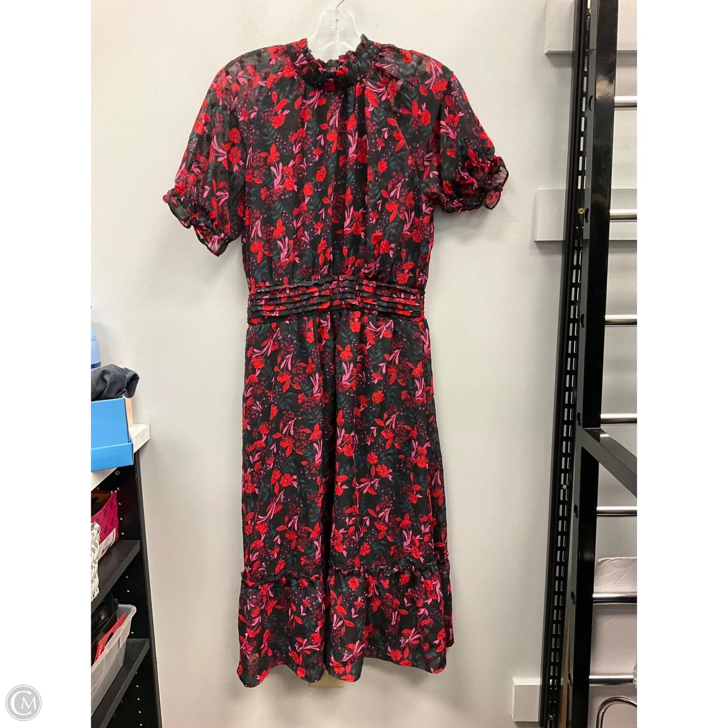 Dress Casual Midi By Draper James In Floral Print, Size: M