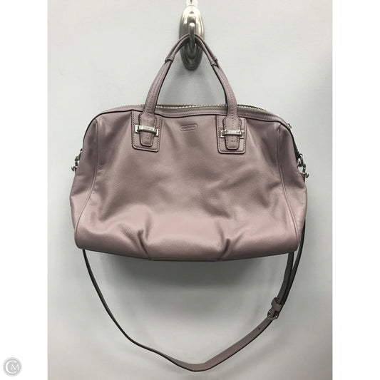 Handbag Designer By Coach, Size: Medium