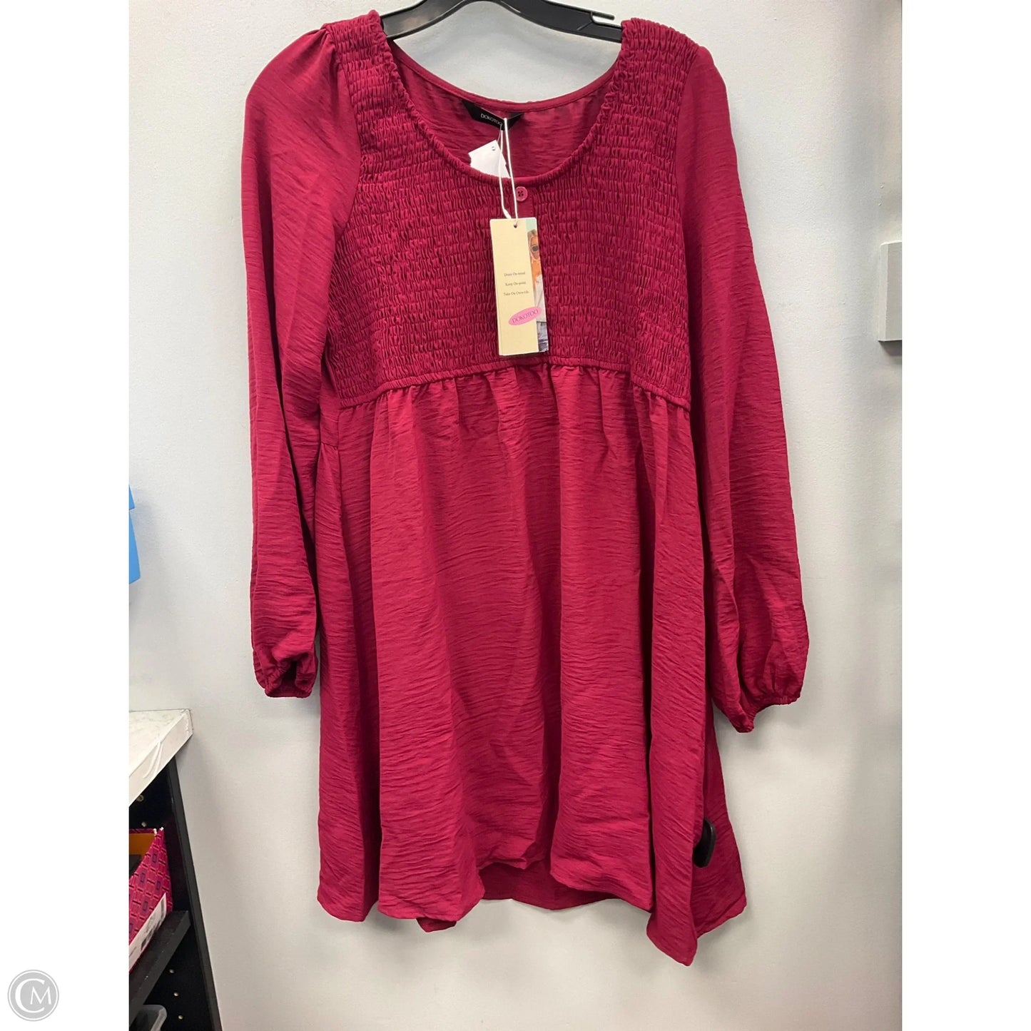 Dress Casual Short By Dokotoo In Red, Size: S