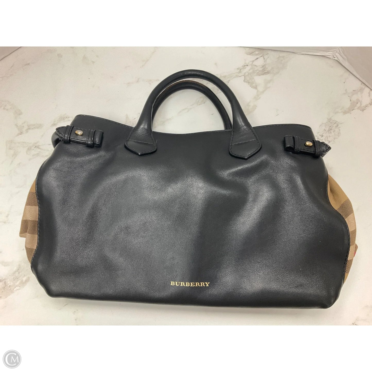 Handbag Luxury Designer By Burberry, Size: Medium