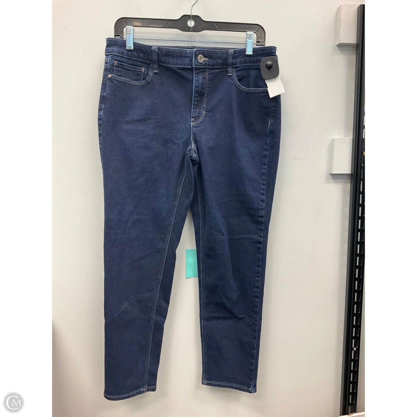 Jeans Skinny By White House Black Market In Blue Denim, Size: 10