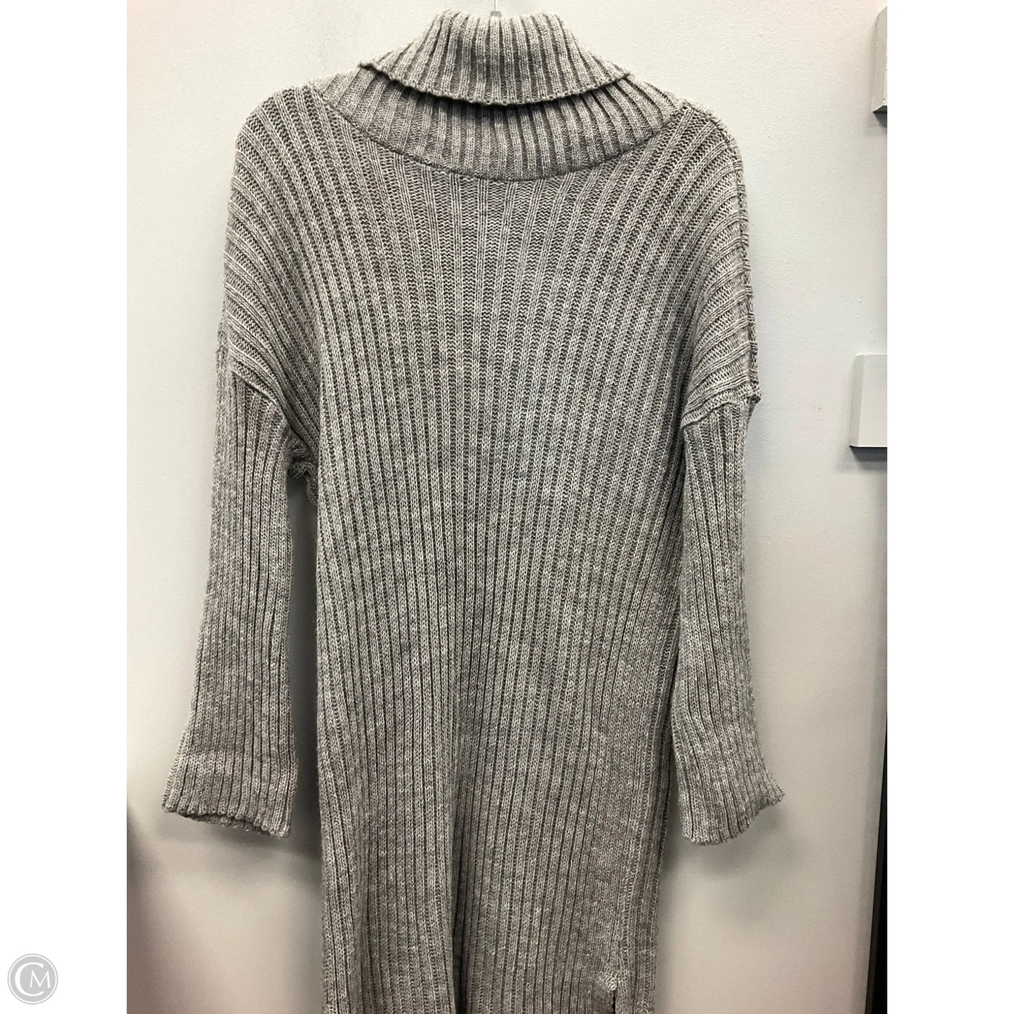 Dress Sweater By Loft In Grey, Size: 0p