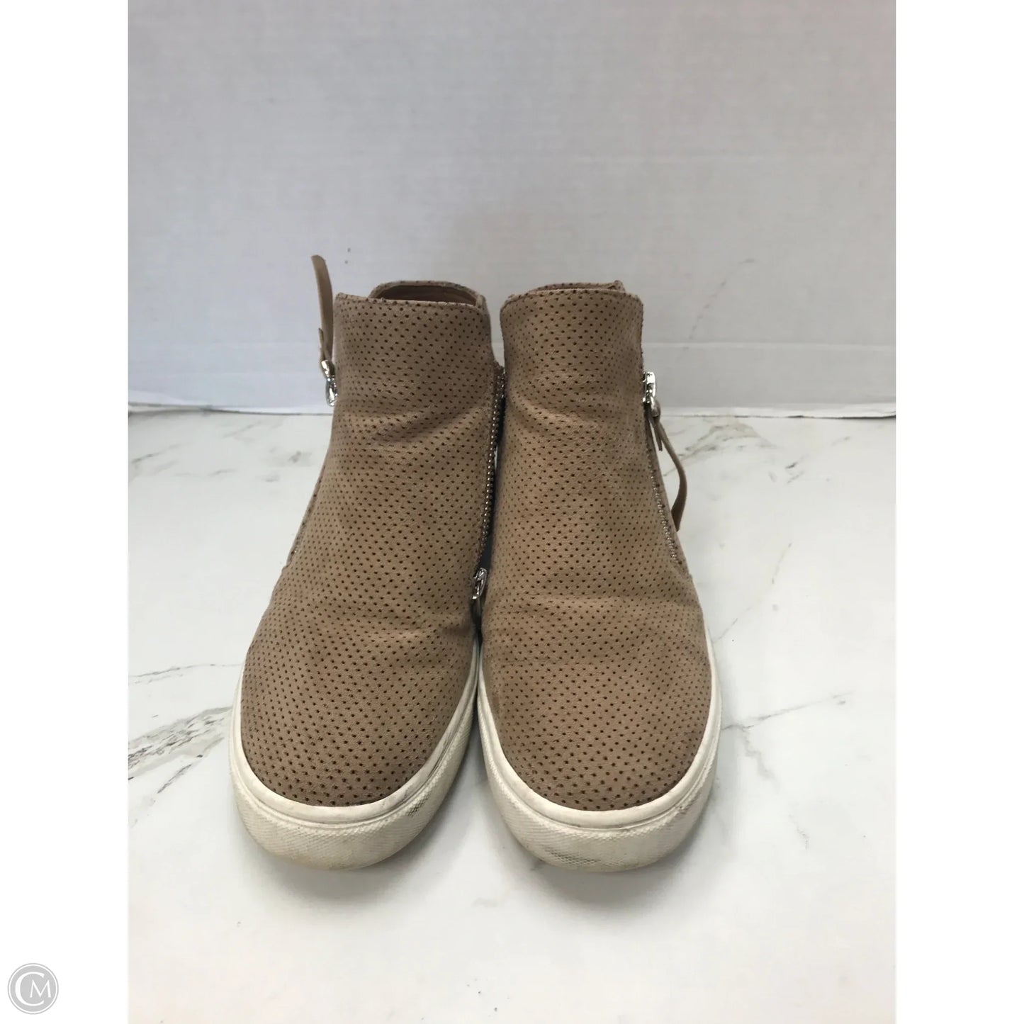 Shoes Heels Platform By Jf In Tan, Size: 7.5