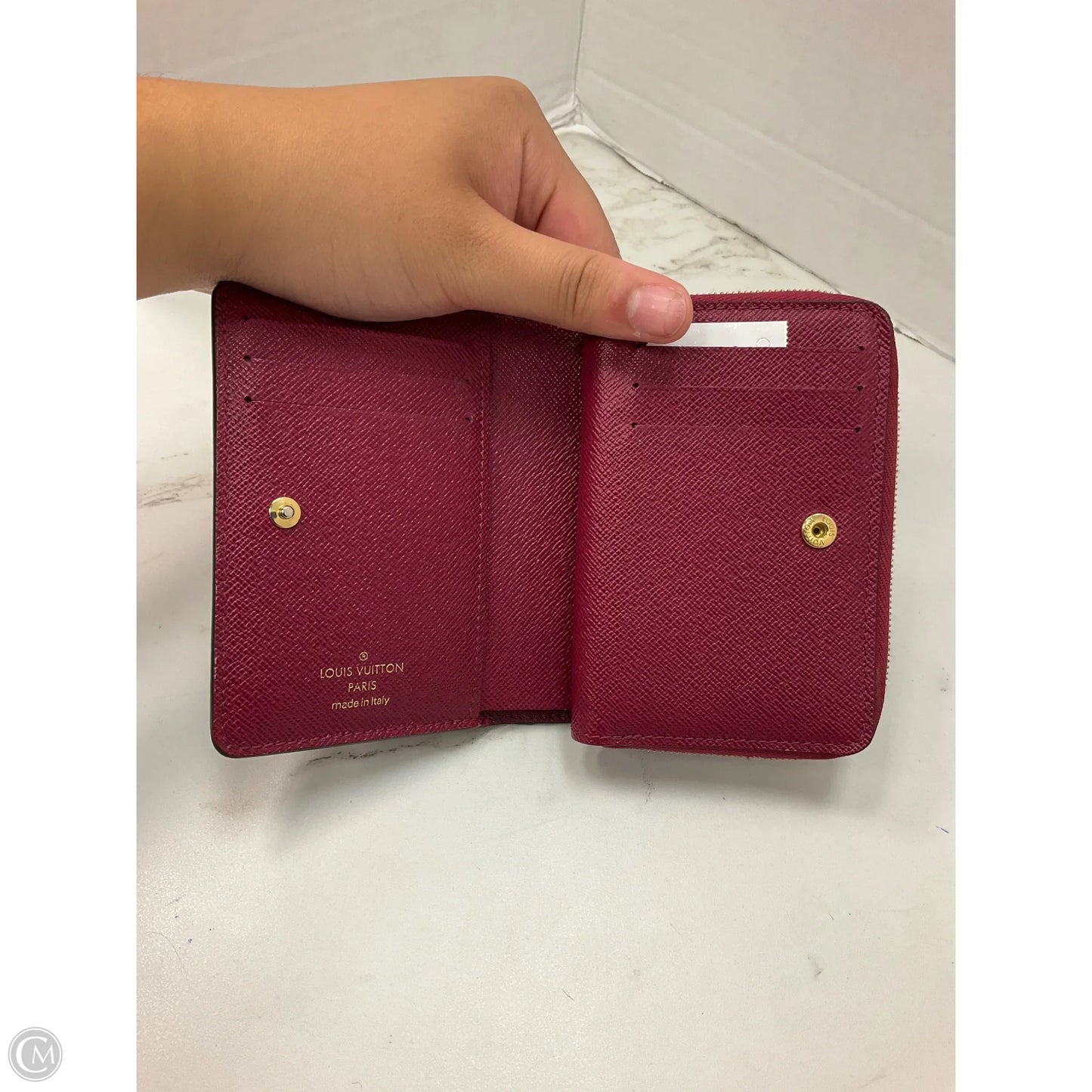 Wallet Luxury Designer By Louis Vuitton, Size: Small