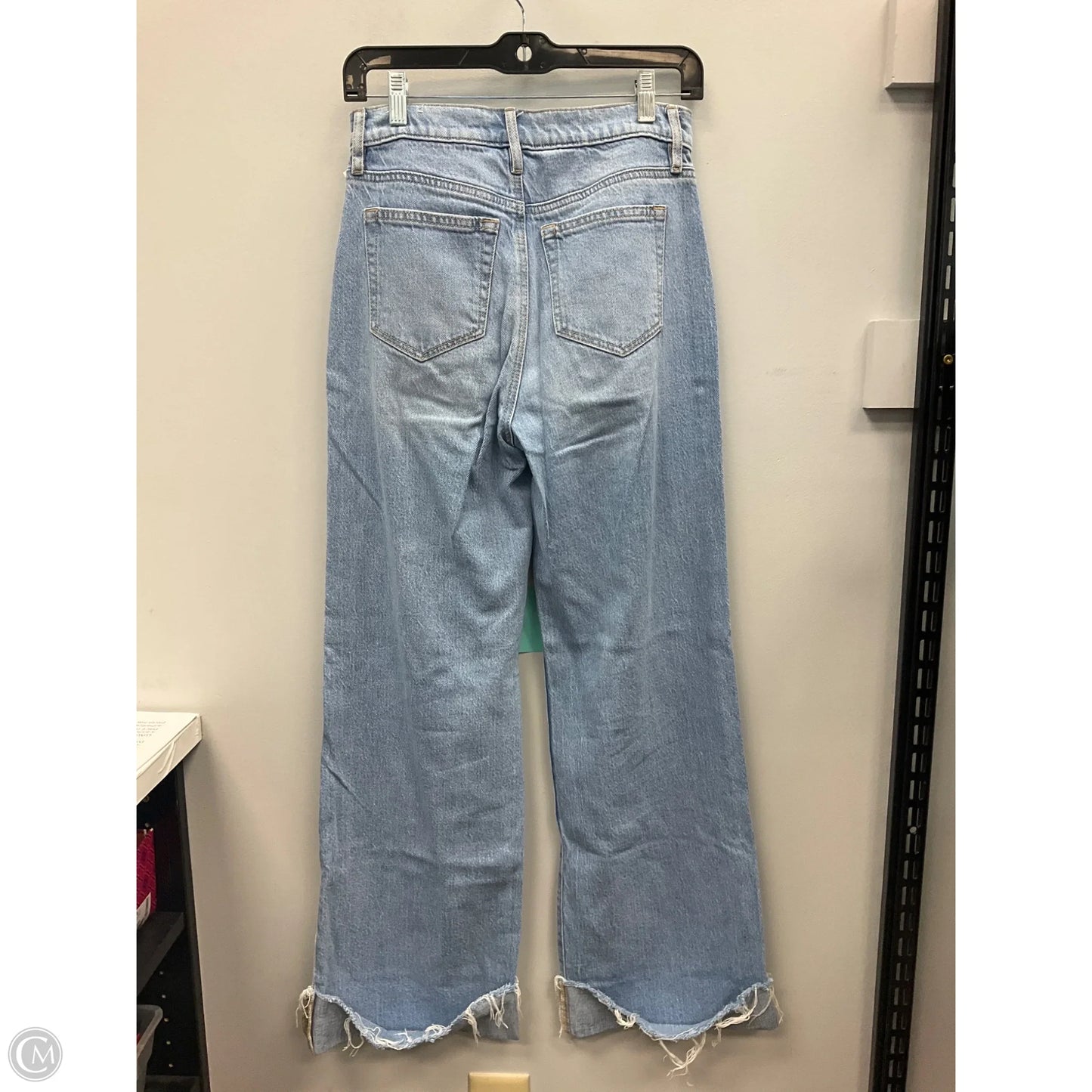 Jeans Wide Leg By Loft In Blue Denim, Size: 0