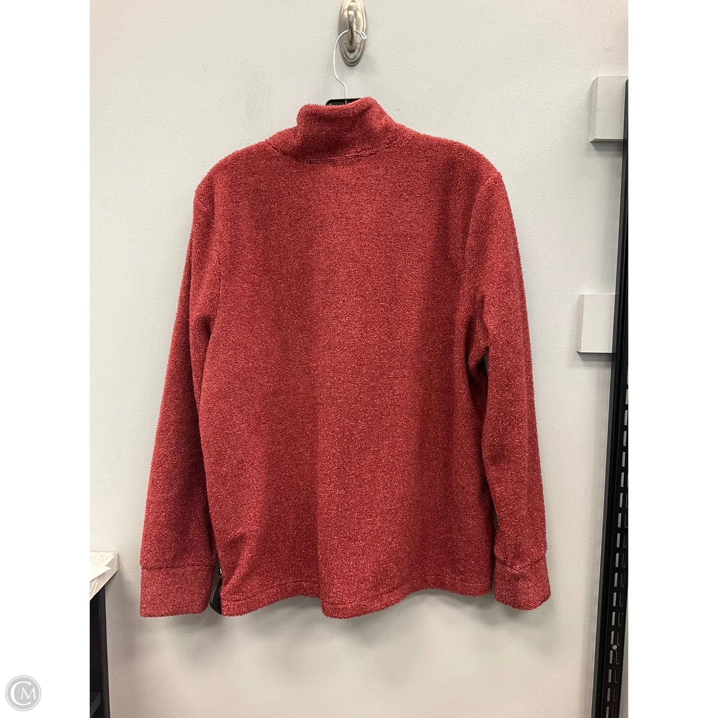 Sweater By Eddie Bauer In Copper, Size: L