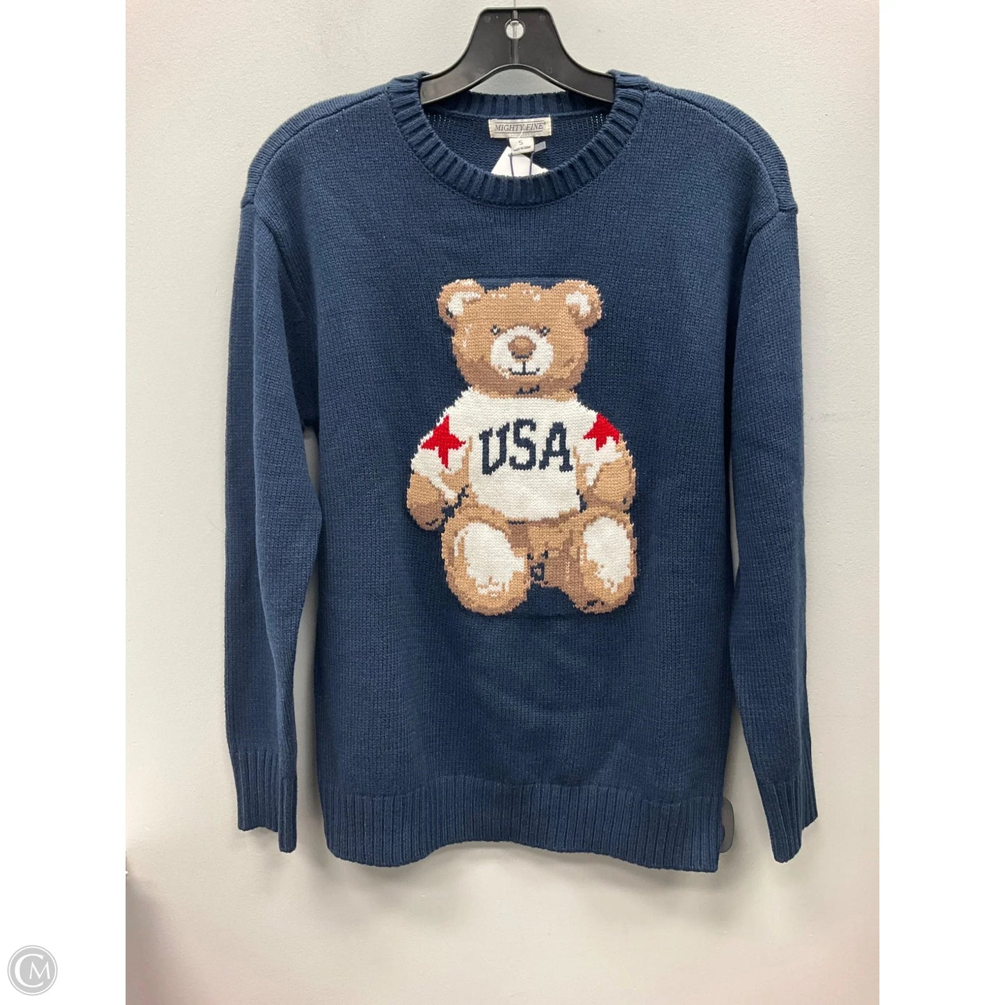 Sweater By Mighty Fine In Navy, Size: S
