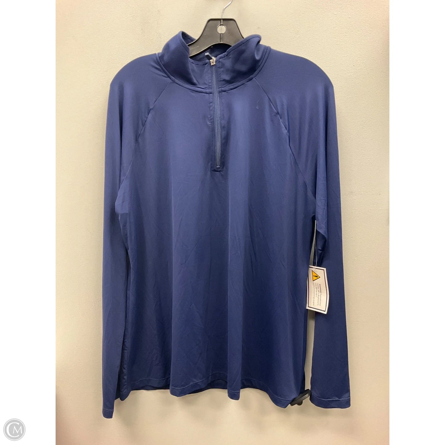 Top Long Sleeve By Lands End In Navy, Size: Xl