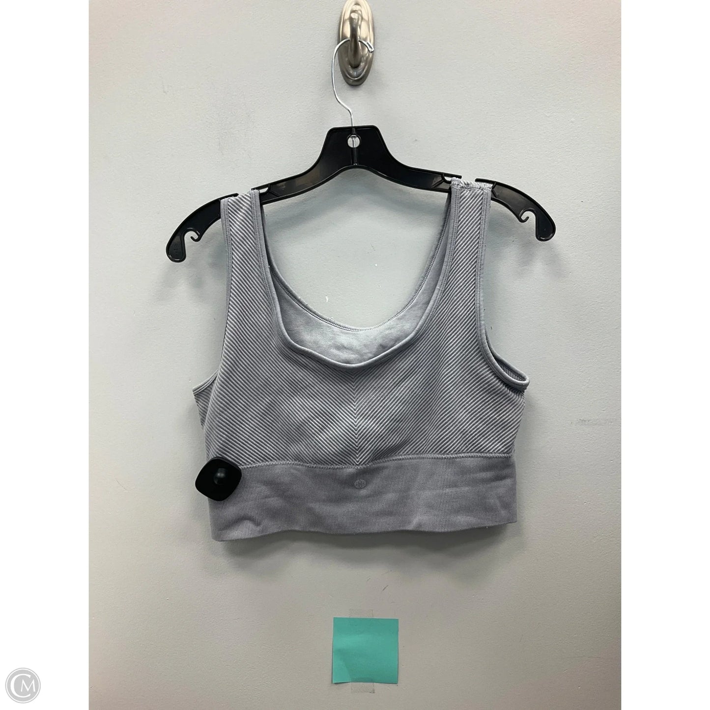 Athletic Bra By Clothes Mentor In Grey, Size: L