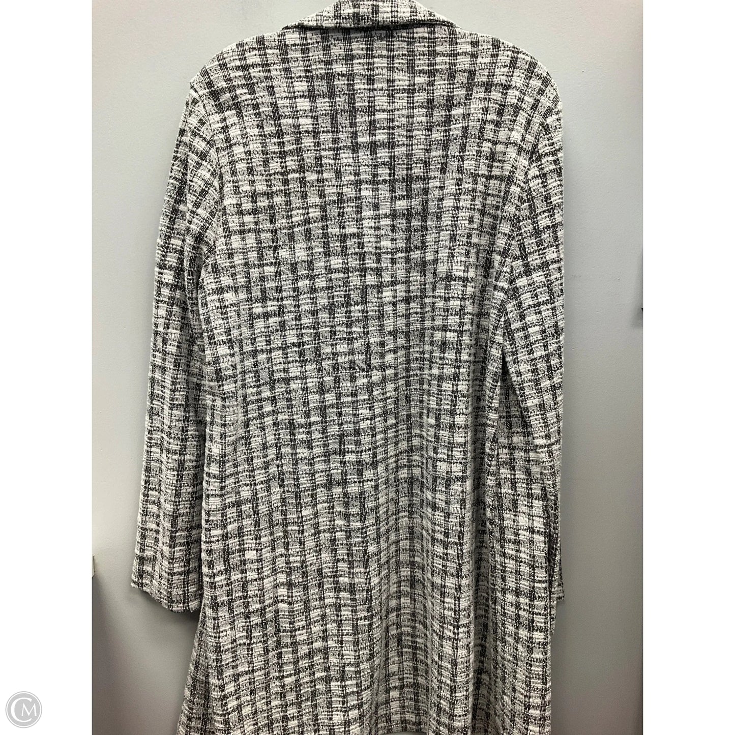 Blazer By Melloday In Black & White, Size: Xl