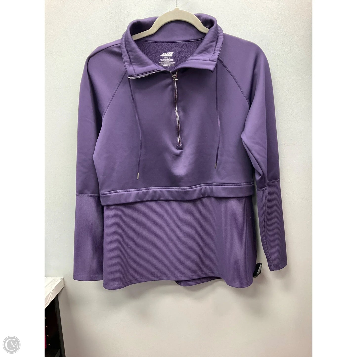 Athletic Jacket By Avia In Purple, Size: S