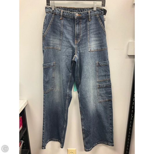 Jeans Wide Leg By No Boundaries In Blue Denim, Size: 8