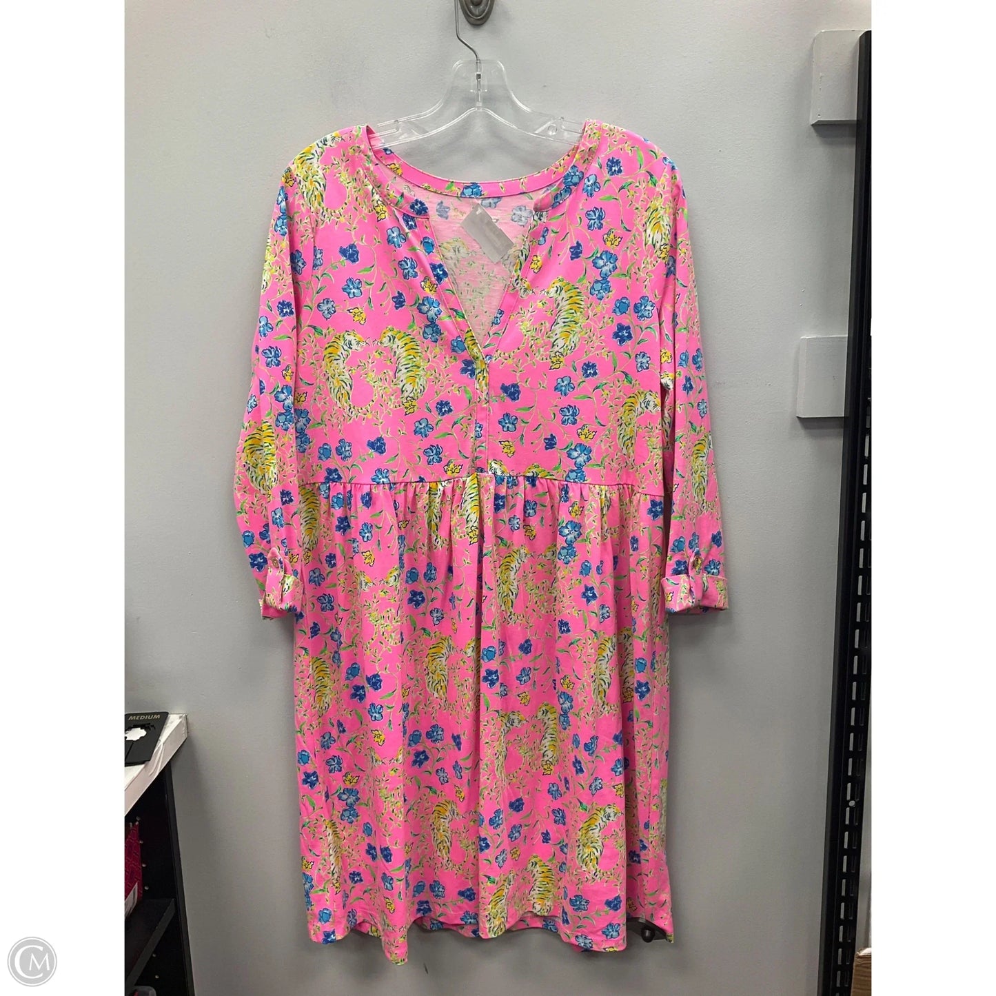 Dress Designer By Lilly Pulitzer In Floral Print, Size: L