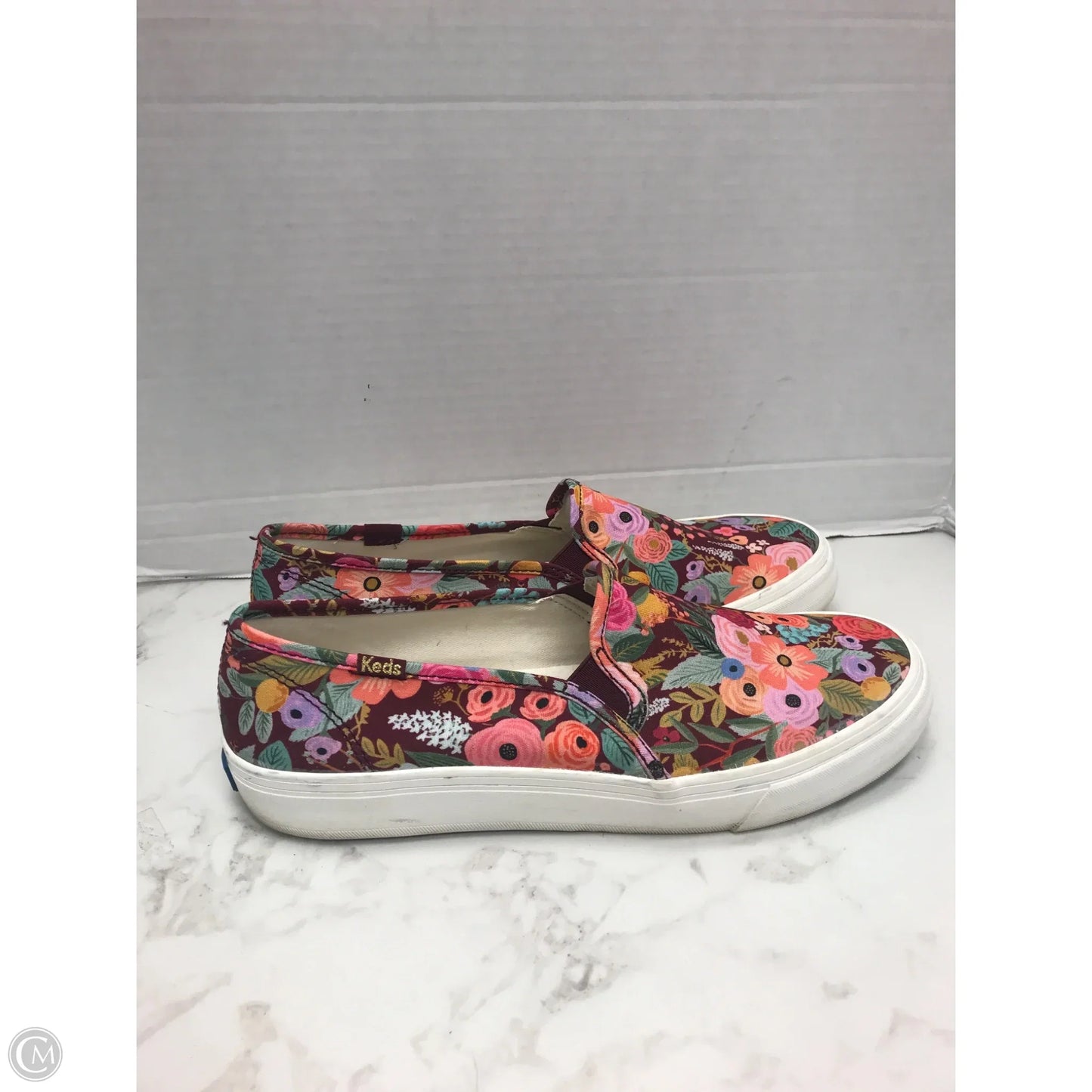 Shoes Heels Platform By Cmc In Floral Print, Size: 9