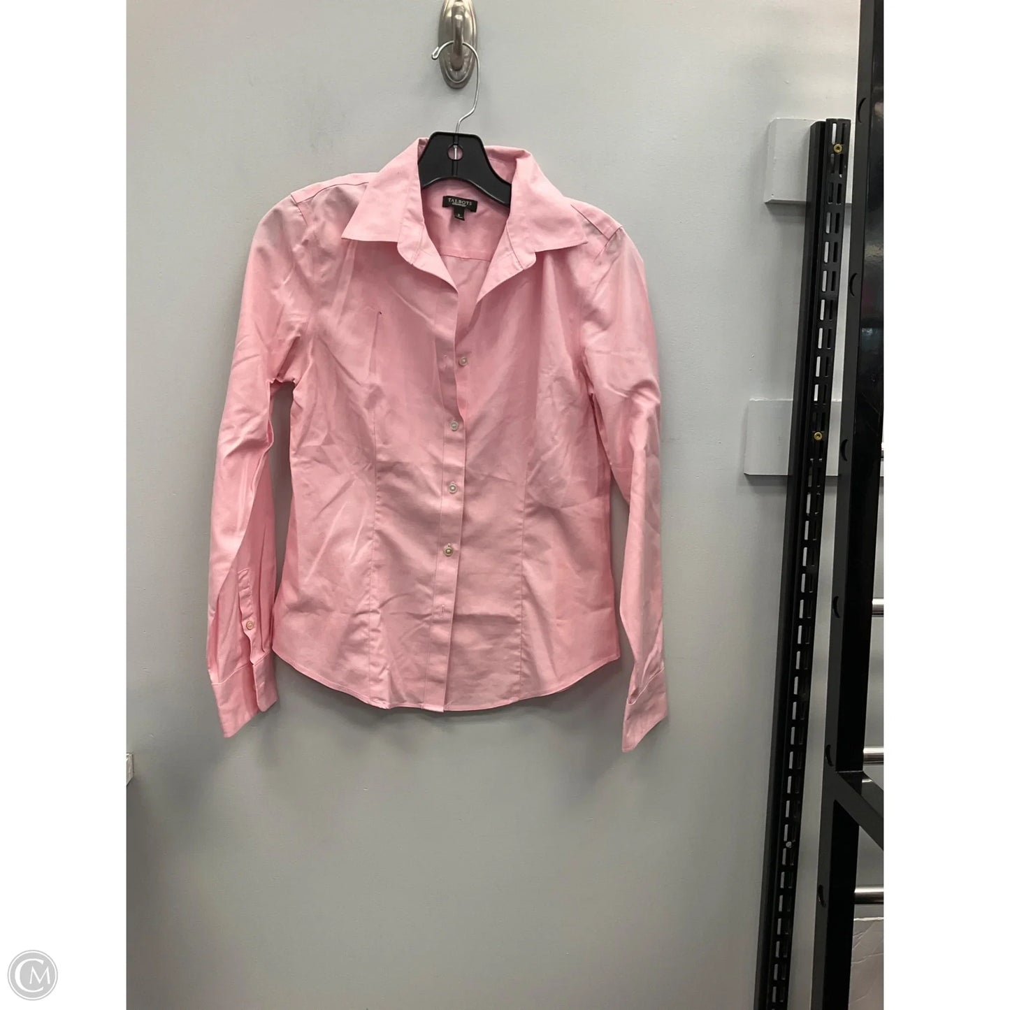 Blouse Long Sleeve By Talbots In Pink, Size: 2