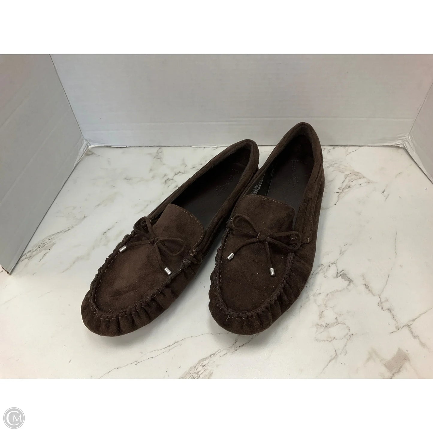 Shoes Flats By Universal Thread In Brown, Size: 10