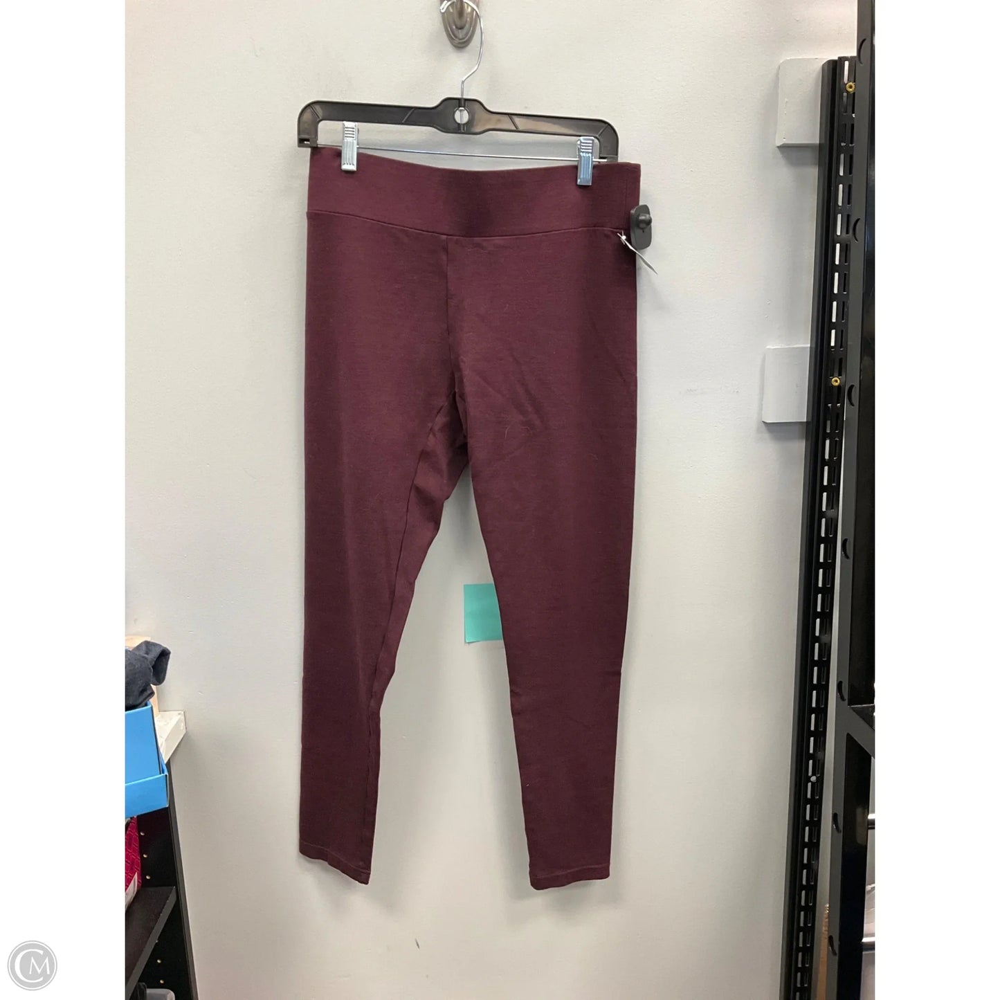 Pants Leggings By Loft In Maroon, Size: M
