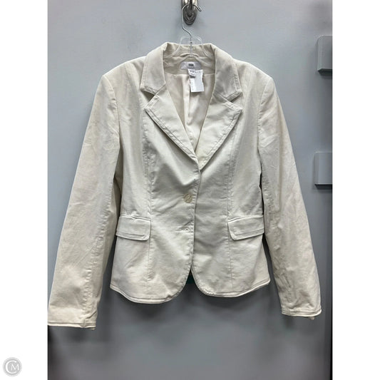 Blazer By H&m In Cream, Size: 10