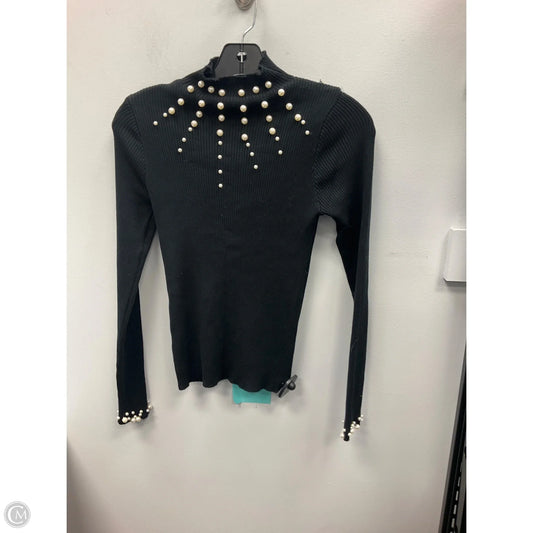 Top Long Sleeve By Shein In Black, Size: S