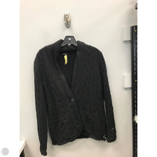 Sweater Cardigan By Talbots In Black, Size: M