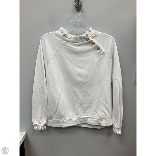 Top Long Sleeve By Talbots In White, Size: S