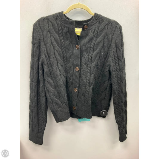 Sweater Cardigan By Loft In Black, Size: Xl