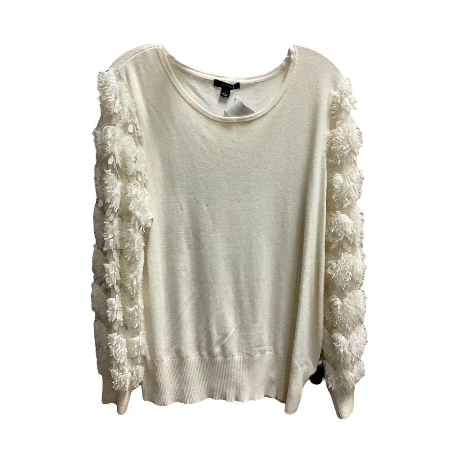 Sweater By Alfani In Cream, Size: 10