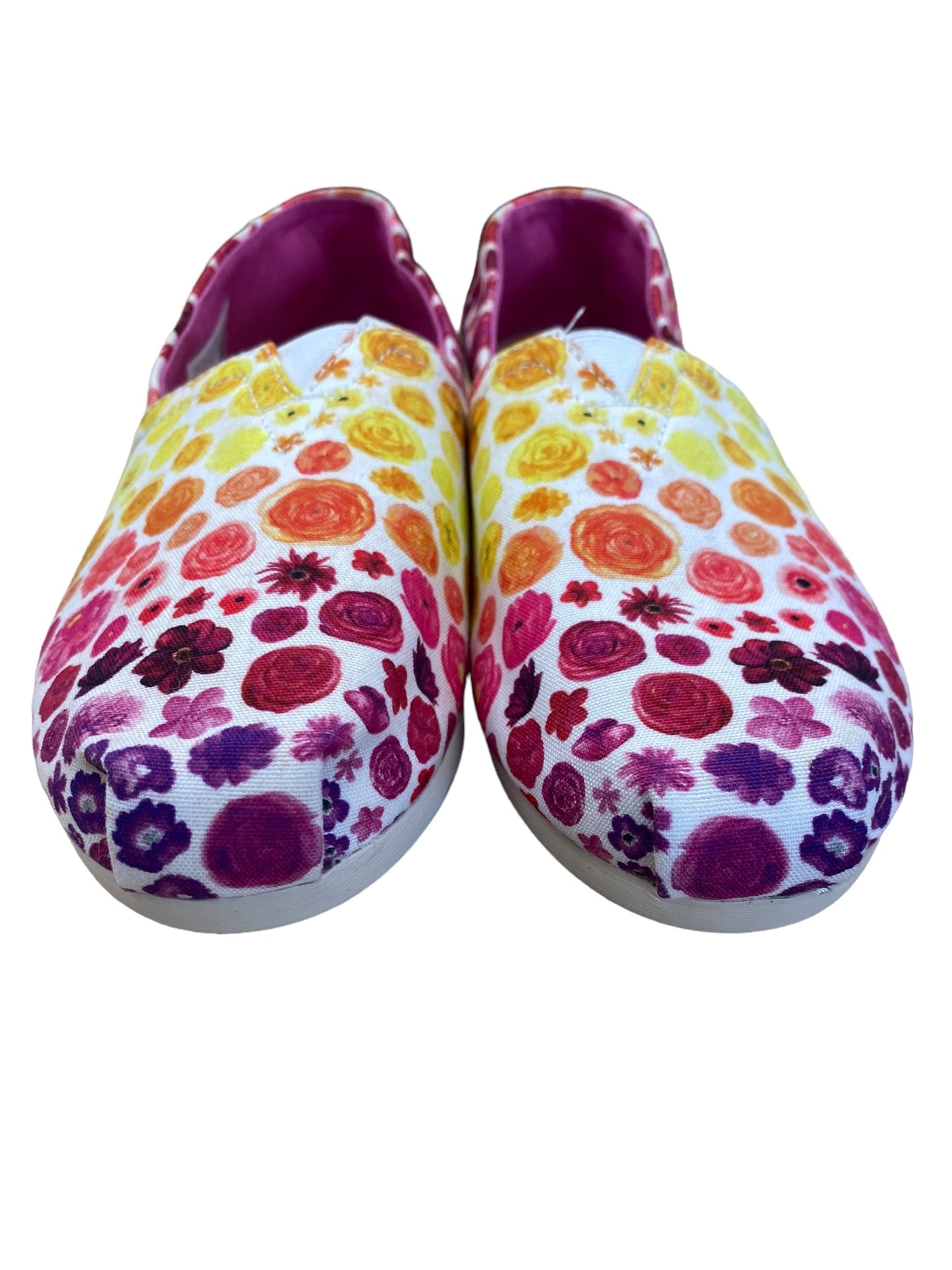 Shoes Flats By Toms In Floral Print, Size: 7.5