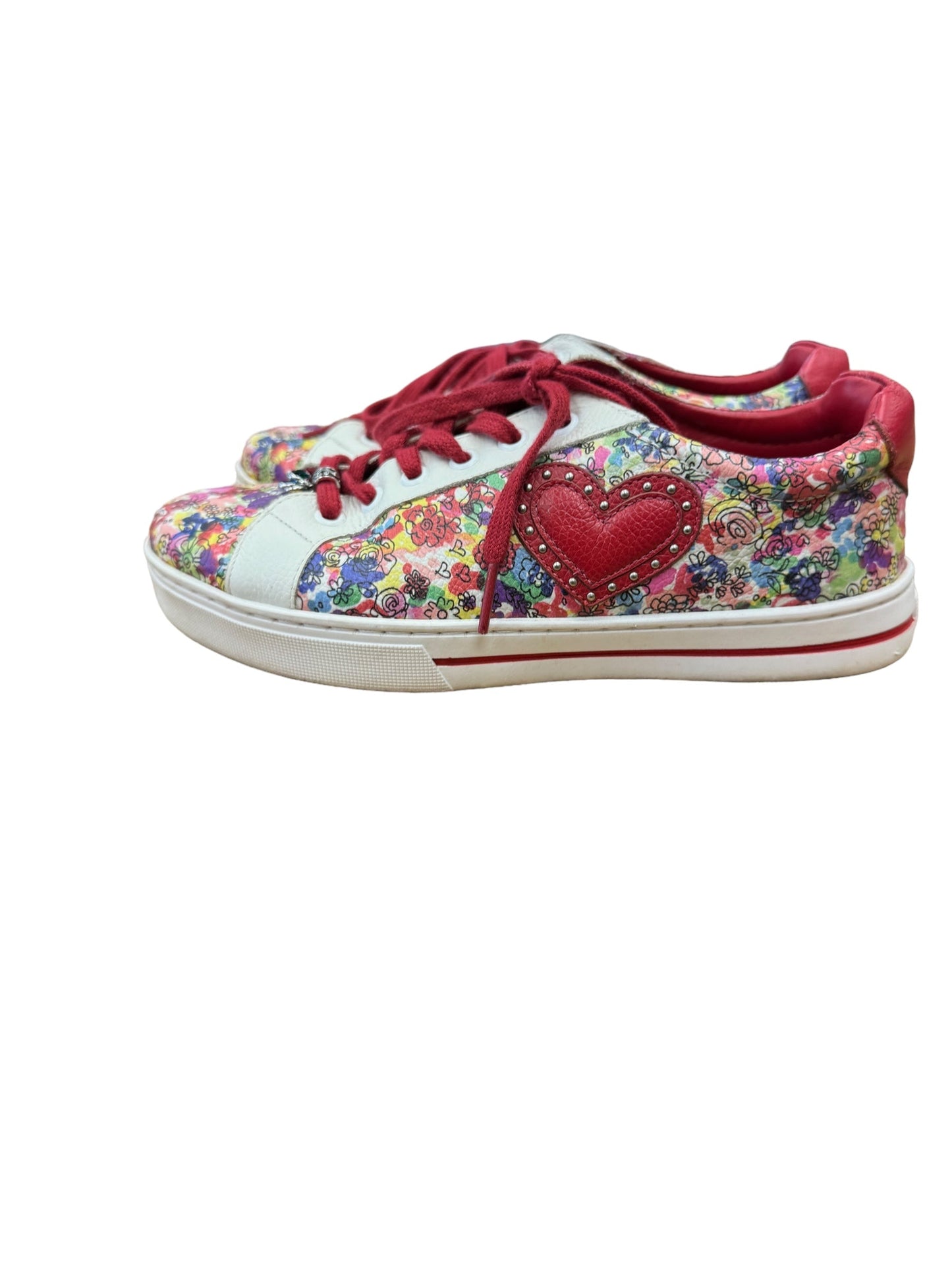 Shoes Sneakers By Brighton In Floral Print, Size: 6