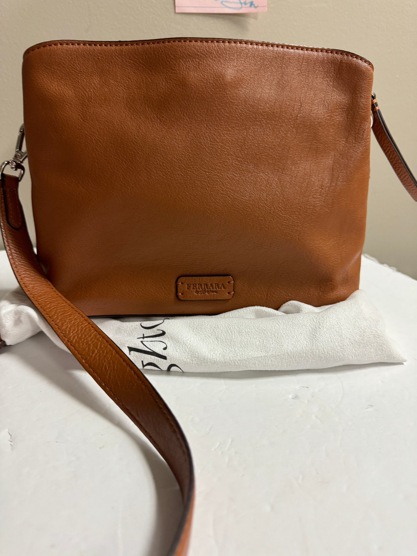 Crossbody Leather By Brighton, Size: Medium