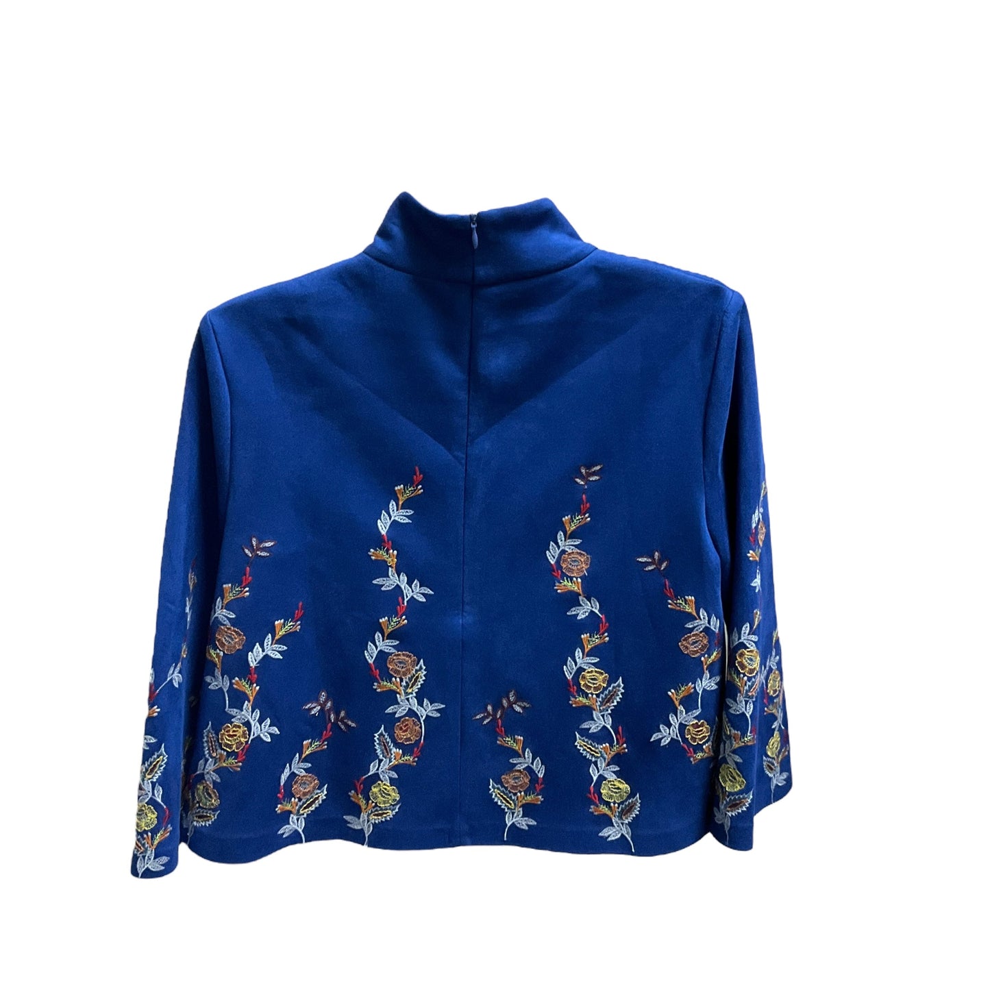 Top Long Sleeve By Zara Women In Blue, Size: Xs