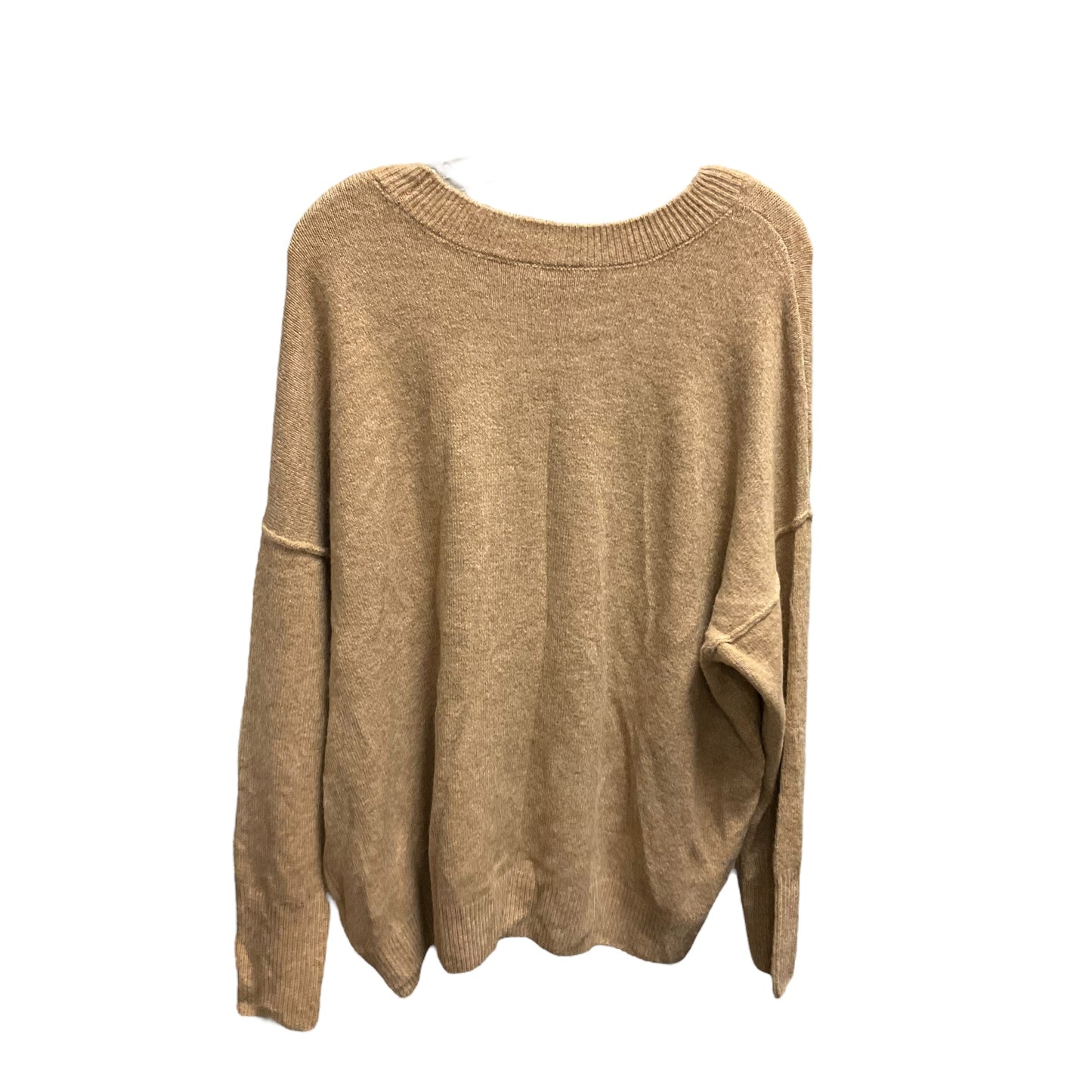 Sweater By Vince Camuto In Brown & Red, Size: L