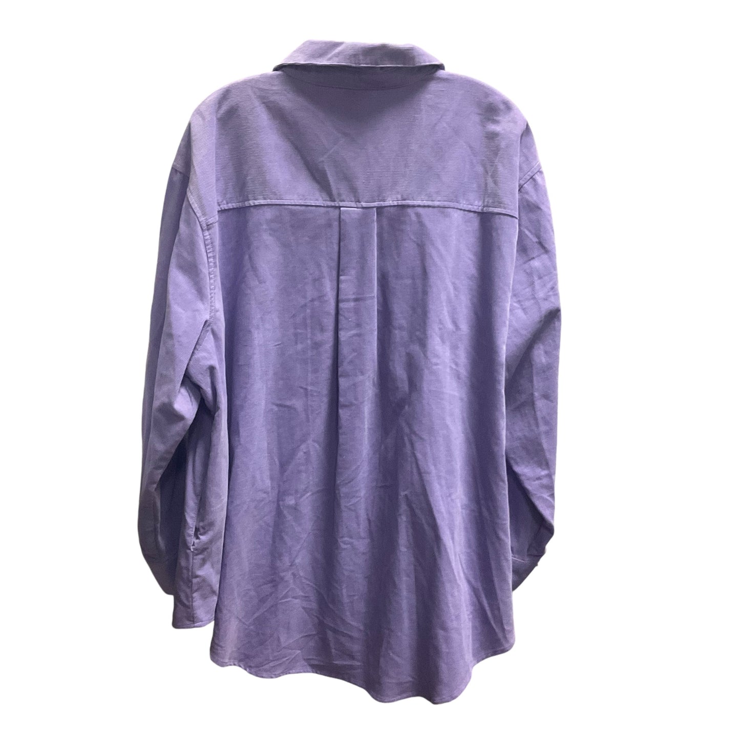 Top Long Sleeve By Wild Fable In Purple, Size: 1x