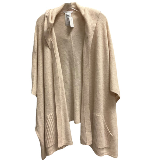 Poncho By Isaac Mizrahi Live Qvc In Tan, Size: 1x